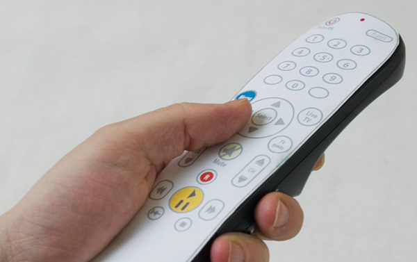 Consoll TV interface: remote control prototype